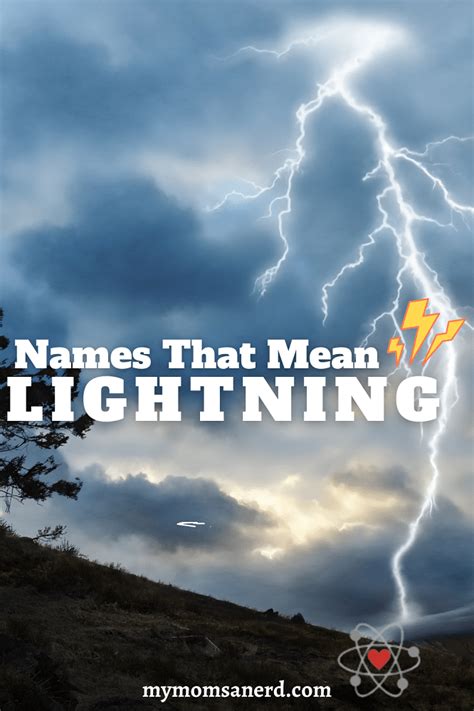 Names That Mean Lightning – 65 Great Ideas For Boys And Girls • My Mom's a Nerd