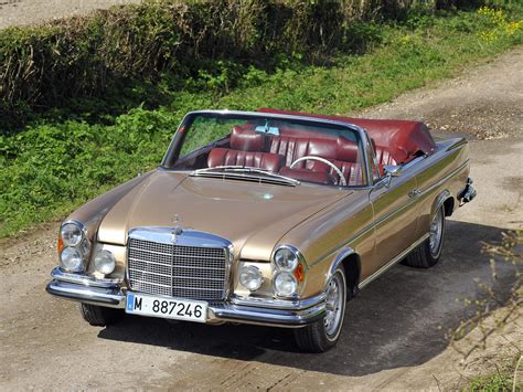 mercedes benz, 280se, 3, 5, Cabriolet, 1969 Wallpapers HD / Desktop and ...