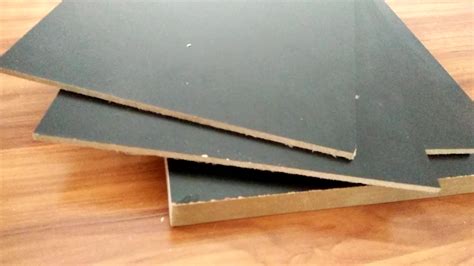 Black Color Melamine Faced Mdf Board - Buy Laminated Mdf Board,Waterproof Mdf Board,5mm Mdf ...