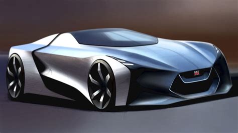 This a reinterpretation of the Nissan GTR, how would it look in 2025 ...