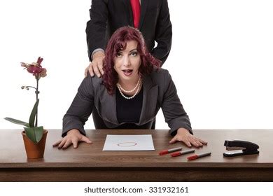 Secretary Bent Over Desk Her Boss Stock Photo 331269755 | Shutterstock