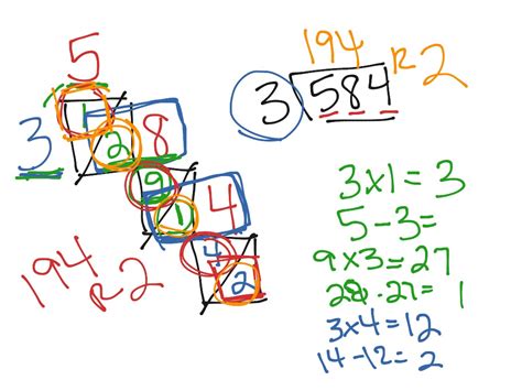 Lattice division | Math, Elementary Math, math 4th grade | ShowMe