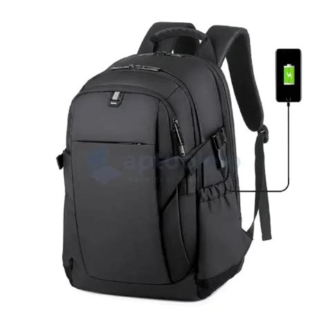 Classic Laptop Backpack Water Resistant Business Travel Bag With Anti-theft Hiking Daypack 15.6 ...