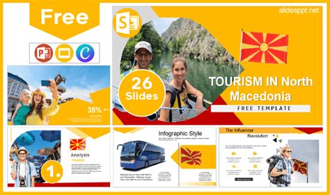 North Macedonia Tourism Template - PowerPoint Templates and Google Slides