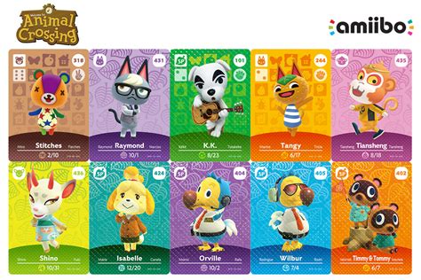 Animal Crossing Amiibo Card List | 2024 Comic Con Dates