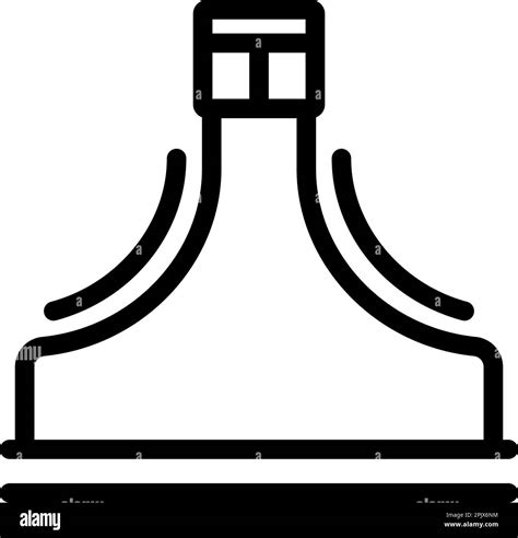 Wall track icon outline vector. Skate park. City stadium Stock Vector Image & Art - Alamy
