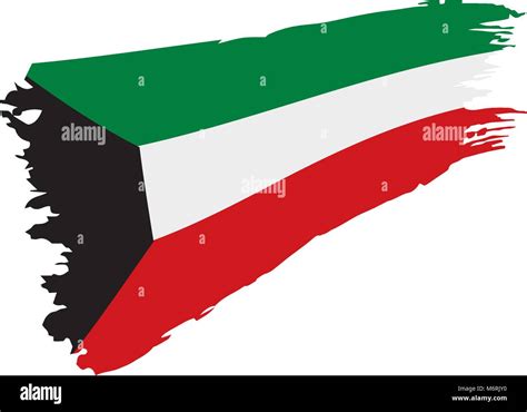 Kuwait flag, vector illustration Stock Vector Image & Art - Alamy