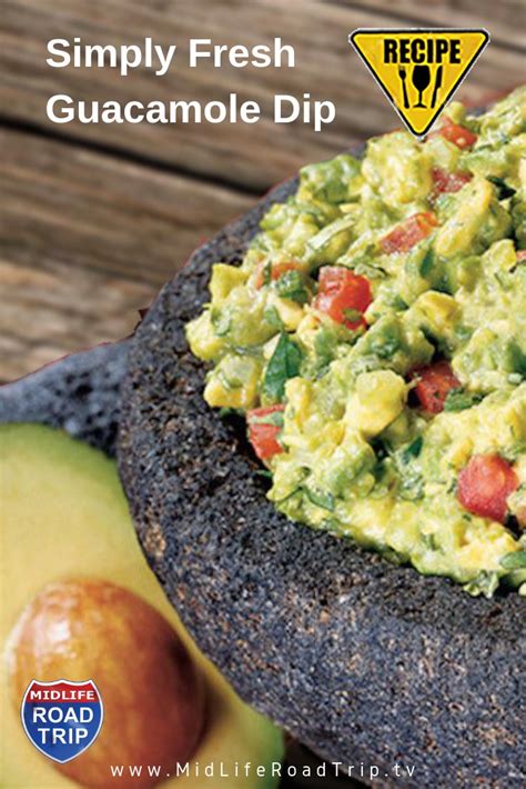 Simply Fresh Guacamole Dip - Midlife Road Trip