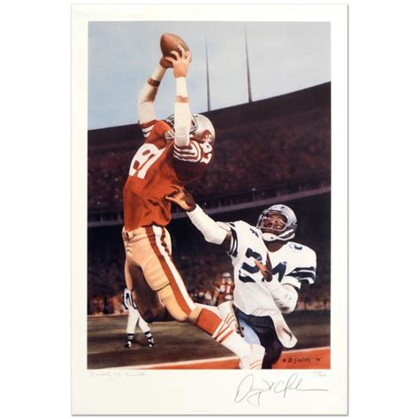 Daniel M. Smith & Dwight Clark Signed "The Catch (Dwight Clark)" LE ...