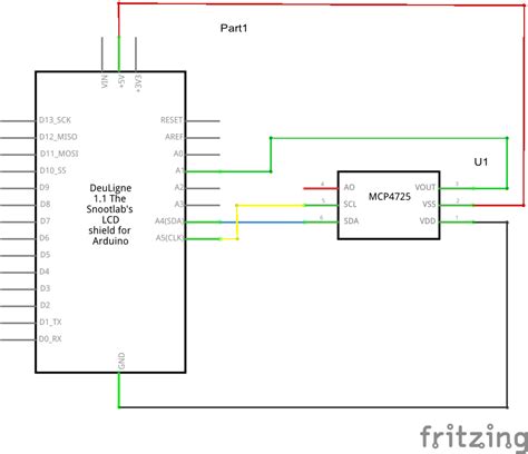 MCP4725 and LCD example – Get micros