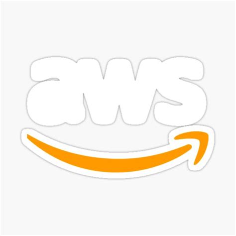 "AWS logo (Amazon Web Services logo)" Sticker by IKANTAM | Redbubble