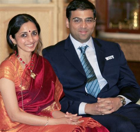 Anand has remained the same humble person, says wife Aruna - Rediff Sports