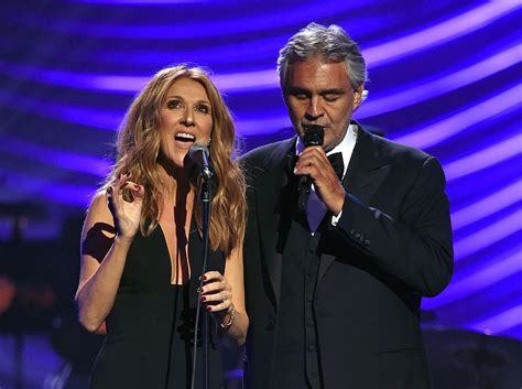 Céline Dion and Andrea Bocelli's Fans Unite to Make Lyric Video for ...