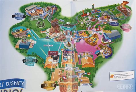 Disneyland Paris Park Map 2019