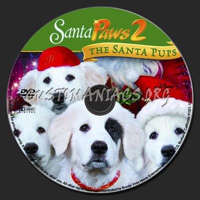 Santa Paws 2 The Santa Pups dvd label - DVD Covers & Labels by ...