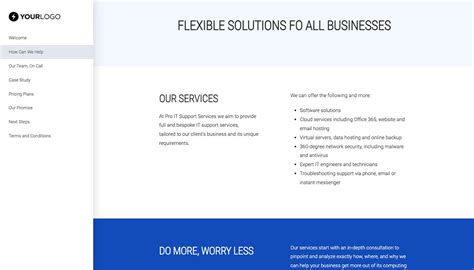 This [Free] IT Support Services Quote Template Won $7.2M of Business