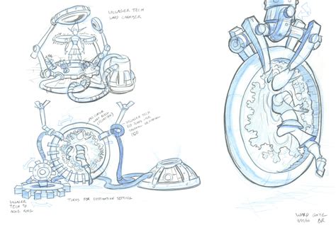 Image - Warp gate concept art from The Precursor Legacy.png | Jak and ...