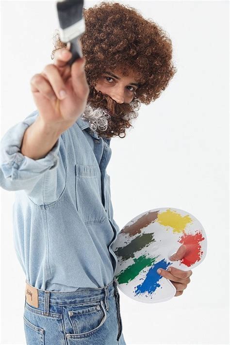 Bob Ross Halloween Costume Set | Halloween Shop at Urban Outfitters ...