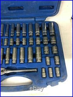 Cornwell Tools Blue Power CBP1KIT 1/4 Drive 6 Point 47 pc Socket Set ...