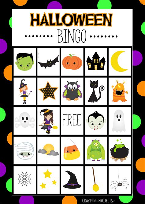 Halloween Bingo Printable Cards - Printable Bingo Cards