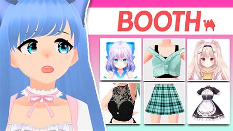 FREE VRoid Studio Clothes, Textures, Hair and More! (Booth Tutorial) - YouTube