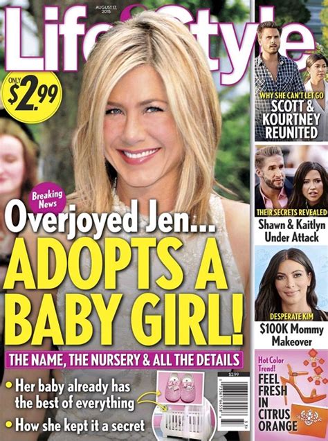 Jennifer Aniston & Justin Theroux Adopt Baby Girl: Jen's Parenting ...