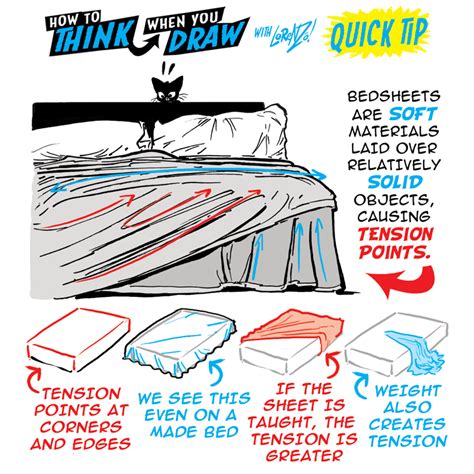 How to THINK when you draw BEDSHEETS quick tip! by EtheringtonBrothers on DeviantArt