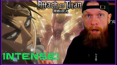 INTENSE!! ATTACK ON TITAN EPISODE 20 Reaction - YouTube