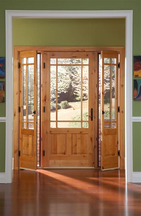 patio door with vented sidelights