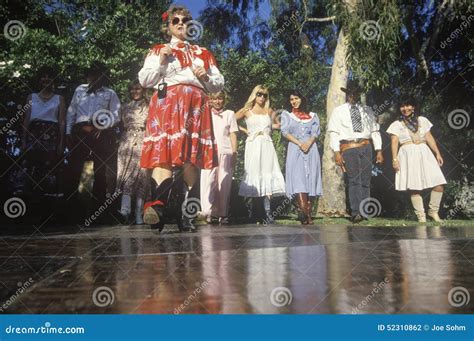 Texas Two Step Dancing, Los Angeles, CA Editorial Photography - Image ...