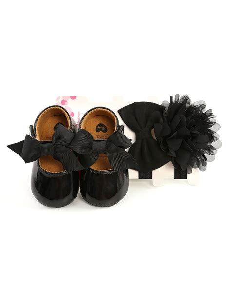 Wholesale 1 Pack Baby Bow Plain Princess First Walker S