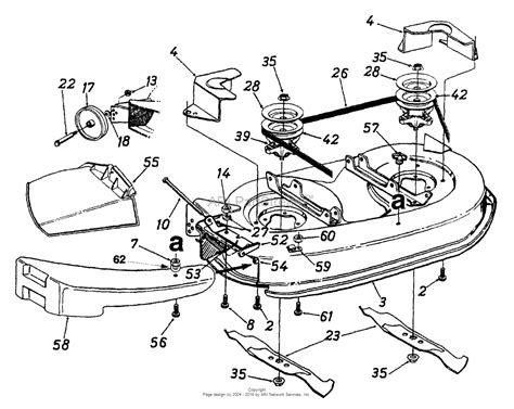 Yard machine riding mower belt diagram