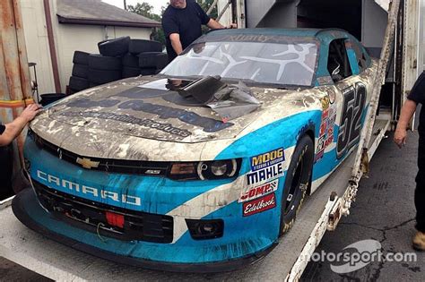 Jimmy Means Racing Xfinity hauler catches fire | Diecast Crazy Forums