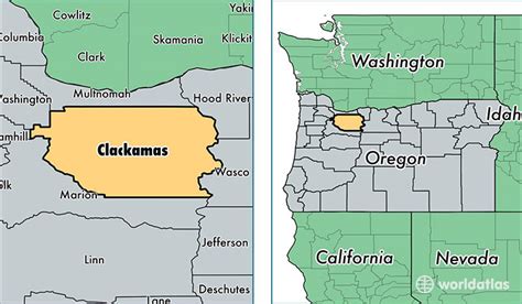 Clackamas County Oregon Map - Hiking In Map