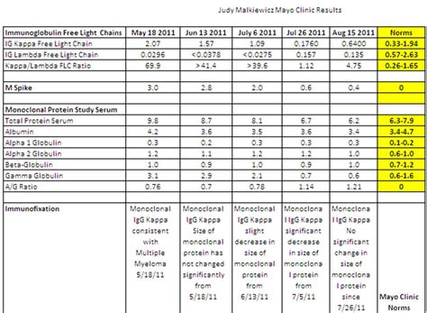 jm's Adventure with Multiple Myeloma: Free Light Chains ...