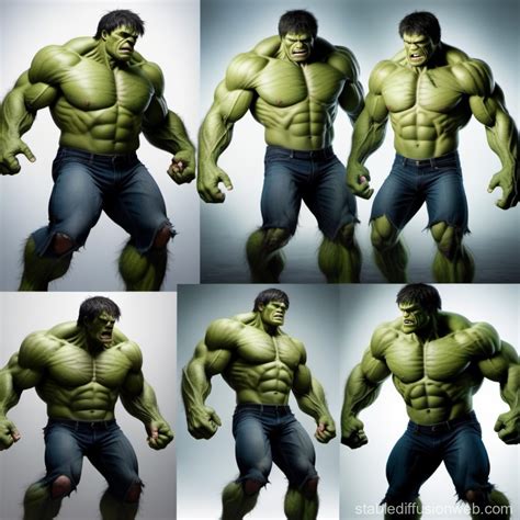 the stages of the incredible hulk transformation Prompts | Stable ...