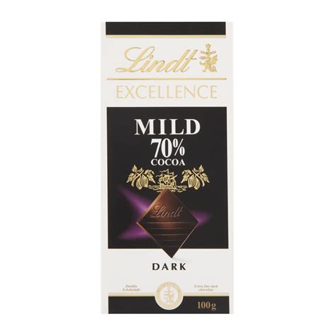 Lindt Excellence Mild 70 % Cocoa Dark Chocolate | Woolworths.co.za