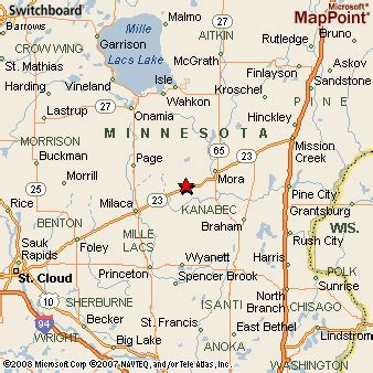 Where is Ogilvie, Minnesota? see area map & more