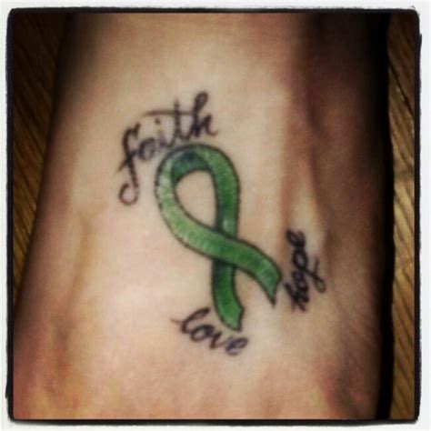 Pin by Debra Hein on Tattoos | Cancer ribbon tattoos, Liver cancer ...