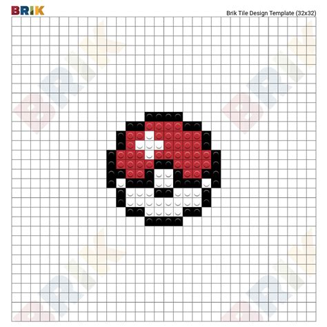 Pokemon Pixel Art Grid 32X32 - Var activecolor, numofpixels = 32*32 ...