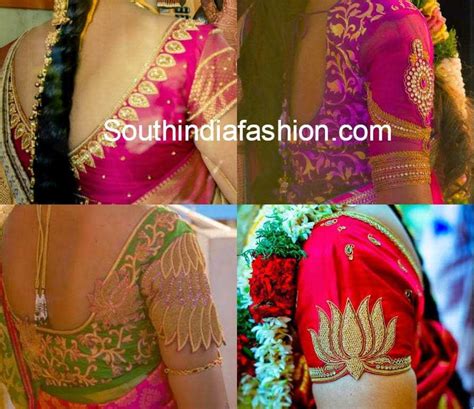 Silk Saree Blouse Designs –South India Fashion