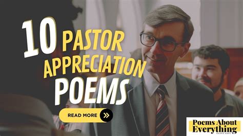 10 Pastor Appreciation Poems - Poems About Everything