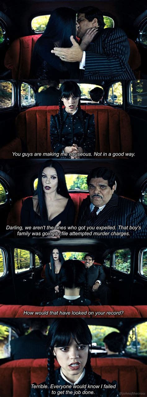 Morticia, Gomez and Wednesday Addams | Wednesday, Addams family ...