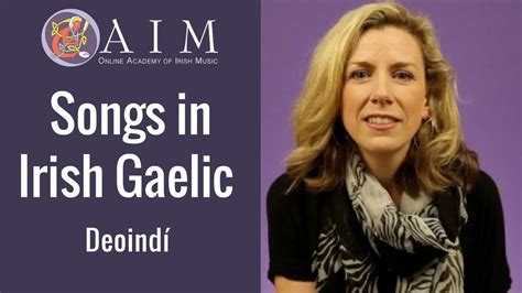 Gaelic Singing Lesson: Deoindí + Learn Irish through Song with Muireann ...