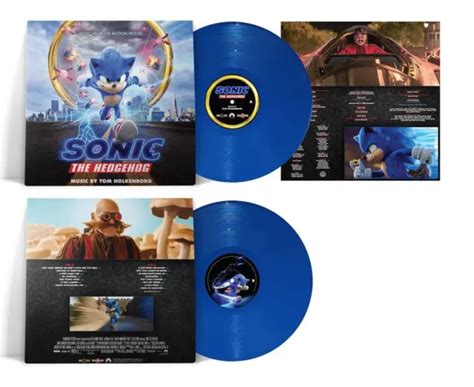 SONIC THE HEDGEHOG Movie Soundtrack FYE Exclusive Blue Vinyl LP Ltd ...