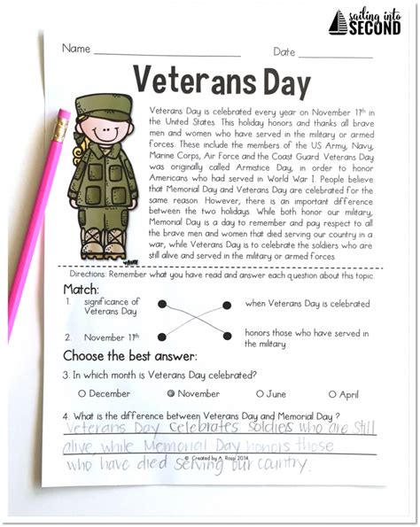 Veterans Day Ideas - Teaching with Aris