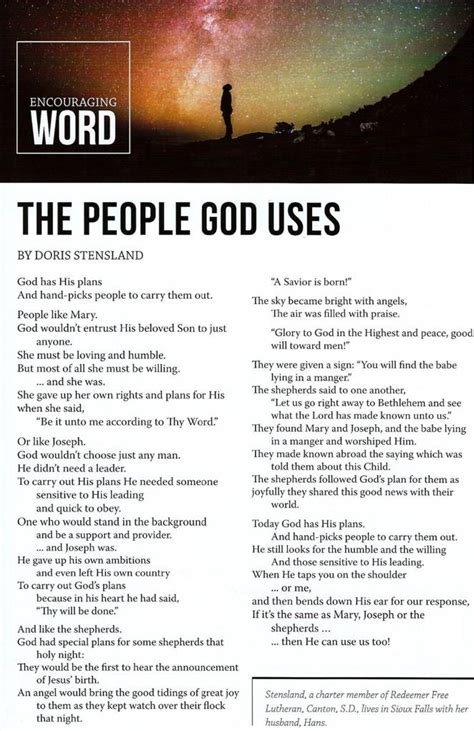 The People God Uses - Stensland Books