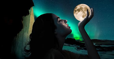 Free stock photo of full moon, girl, moon