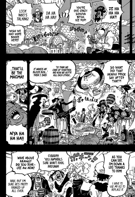 Chapter Discussion - One Piece Chapter 1081, "Kuzan, Captain of the ...