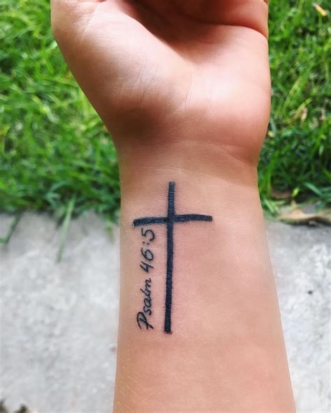 Cross Tattoos With Bible Verses